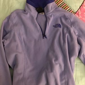 Lavender Northface Fleece pullover